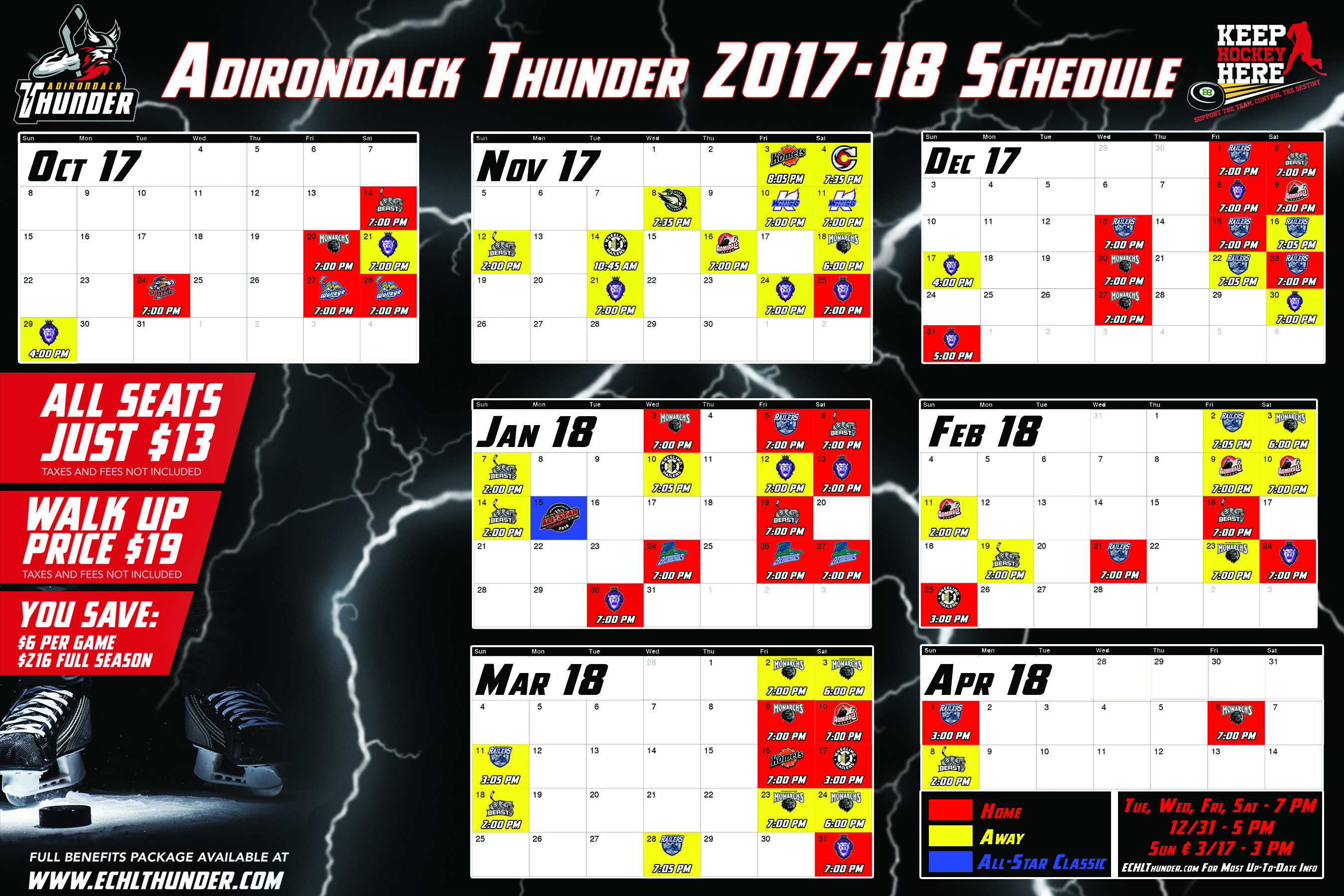 Adirondack Thunder Thunder Alumni